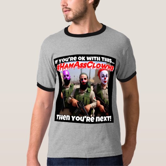 #HamAssClowns T-shirt (Voorkant)