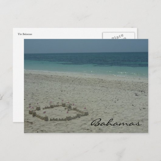 hamaszand briefkaart (Voorkant / Achterkant)