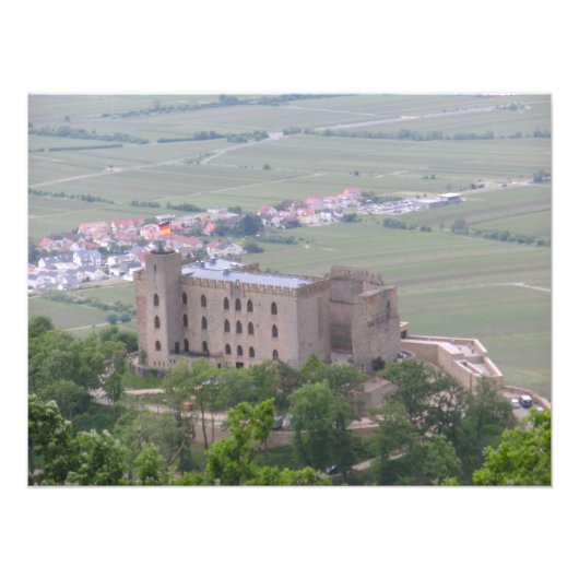 Hambacher Schloss Foto Afdruk (Voorkant)