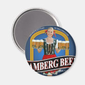 Hamberg Beer T-shirt van Raising Hope Magneet (Voorkant / Achterkant)