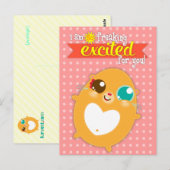 Hambiscuit - So Freaking Excited - Aangepast Brief Briefkaart (Voorkant / Achterkant)