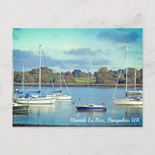 Hamble Le Rice Waters Edge Hampshire Briefkaart