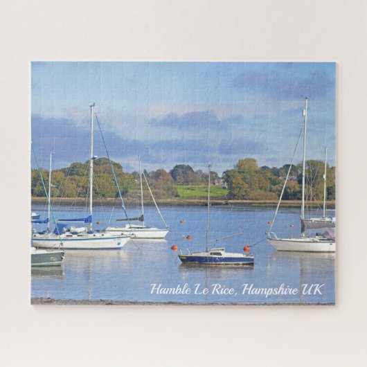 Hamble Le Rice Waters Edge Hampshire Legpuzzel (Horizontaal)