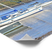 Hamble Le Rice Waters Edge Hampshire Poster (Hoek)