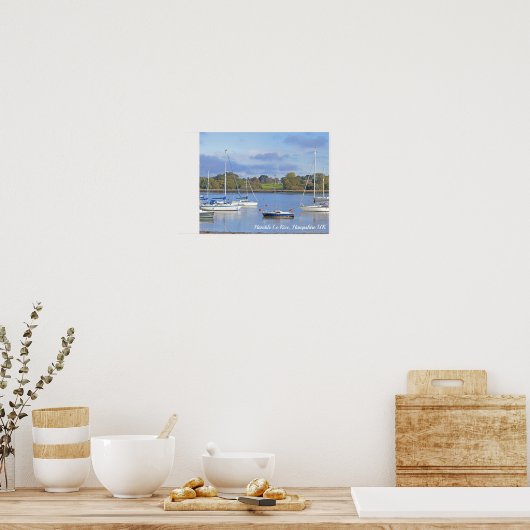 Hamble Le Rice Waters Edge Hampshire Poster (Keuken)