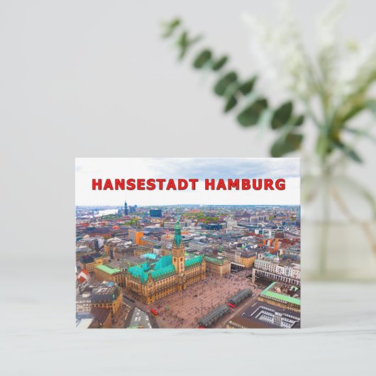 Hamburg 01H Briefkaart (Staand voorkant)