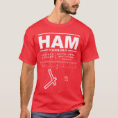 Hamburg Airport HAM T-shirt (Voorkant)