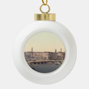 Hamburg Alsterarkaden Deutschland Alster Duitsland Keramische Bal Ornament