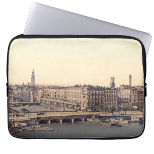 Hamburg Alsterarkaden Deutschland Alster Duitsland Laptop Sleeve