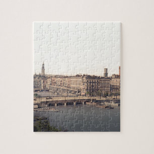 Hamburg Alsterarkaden Deutschland Alster Duitsland Legpuzzel