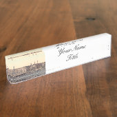 Hamburg Alsterarkaden Deutschland Alster Duitsland Naambordje (Zijkant)