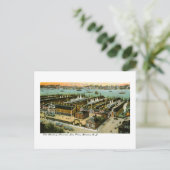 Hamburg-American Line, Hoboken, New Jersey Briefkaart (Staand voorkant)