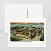 Hamburg-American Line, Hoboken, New Jersey Briefkaart (Voorkant / Achterkant)