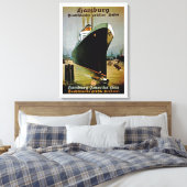 Hamburg-Amerika Canvas Afdruk (Insitu (Slaapkamer))