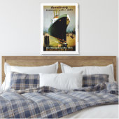 Hamburg-Amerika Canvas Afdruk (Insitu (Slaapkamer))
