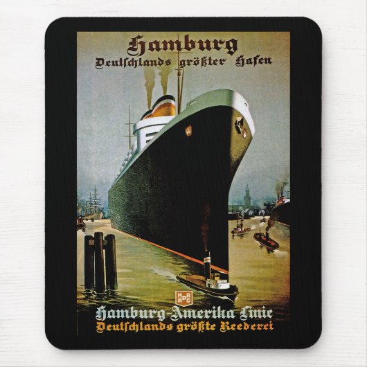 Hamburg-Amerika Lijn Muismat (Voorkant)