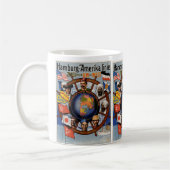 Hamburg Amerika Line Poster Koffiemok (Links)