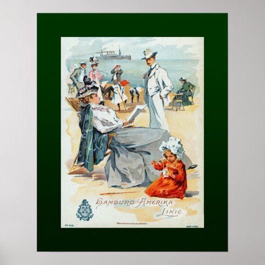 Hamburg-Amerika-Lines~SS Victoria Luise~Children~ Poster (Voorkant)