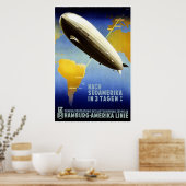 Hamburg Amerika Linie Hamburg America Line HAPAG Poster (Keuken)