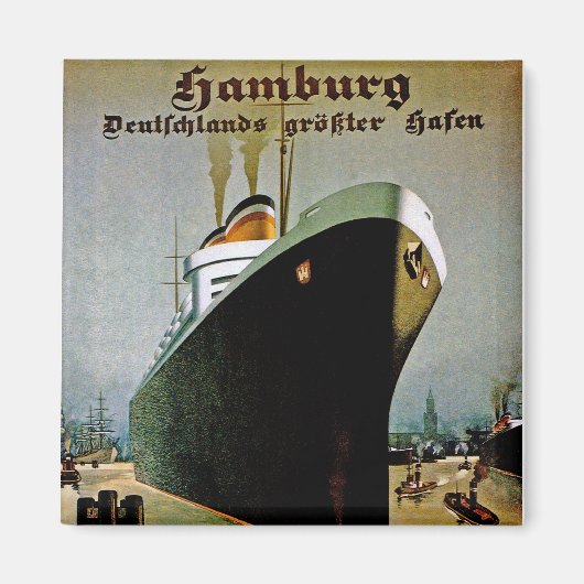 Hamburg-Amerika Magneet (Voorkant)