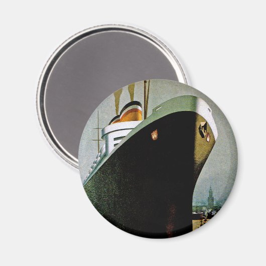 Hamburg-Amerika Magneet (Voorkant / Achterkant)