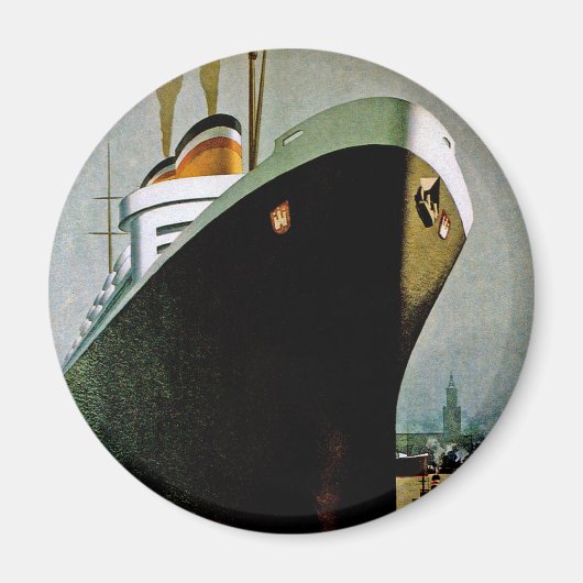 Hamburg-Amerika Magneet (Voorkant)