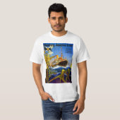 Hamburg Amerika naar Zuid-Amerika T-shirt (Voorkant volledig)