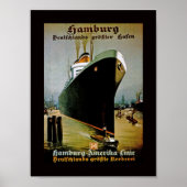 Hamburg-Amerika Poster (Voorkant)