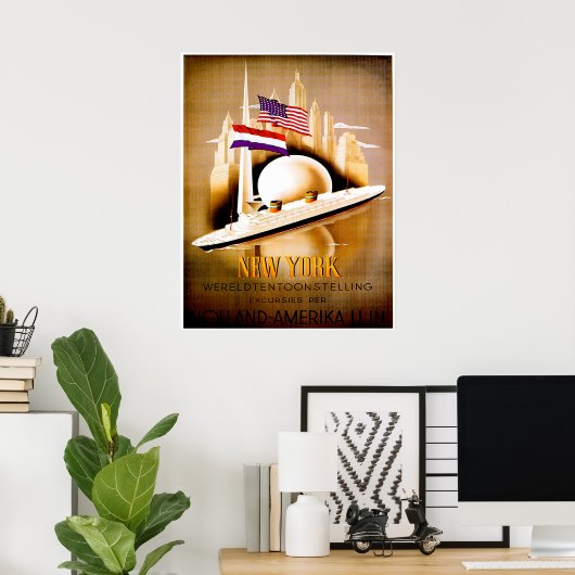 Hamburg-Amerika ~ Poster (Thuiskantoor)