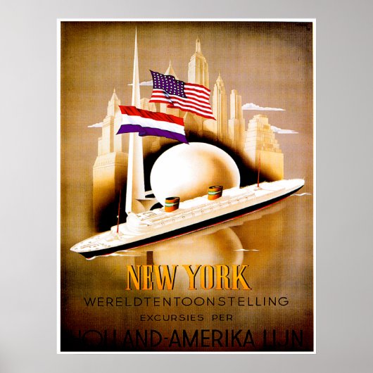 Hamburg-Amerika ~ Poster (Voorkant)