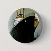Hamburg-Amerika Ronde Button 5,7 Cm (Voorkant)