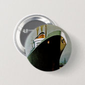 Hamburg-Amerika Ronde Button 5,7 Cm (Voorkant /achterkant)