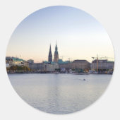 Hamburg Aufkleber Sticker Hafen (Voorkant)