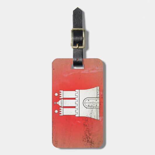 Hamburg Bagagelabel (Voorkant verticaal)