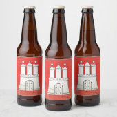 Hamburg Bier Etiket (Flessen)