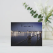 Hamburg Binnenalster Postkarte Briefkaart (Staand voorkant)