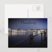 Hamburg Binnenalster Postkarte Briefkaart (Voorkant / Achterkant)