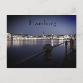 Hamburg Binnenalster Postkarte Briefkaart