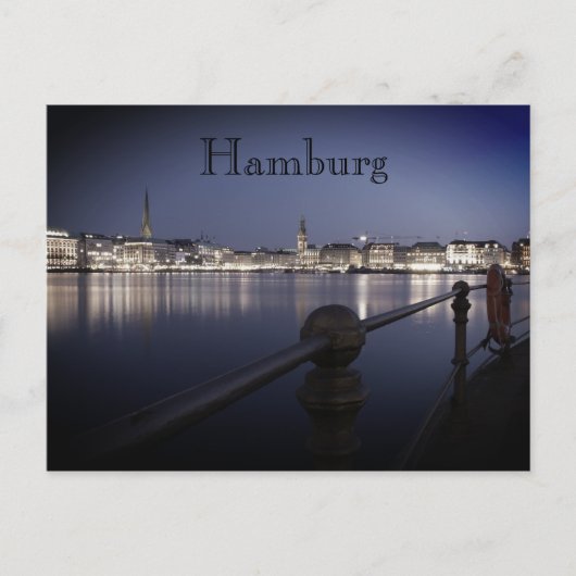 Hamburg Binnenalster Postkarte Briefkaart (Voorkant)