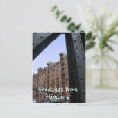 Hamburg Briefkaart (Staand voorkant)