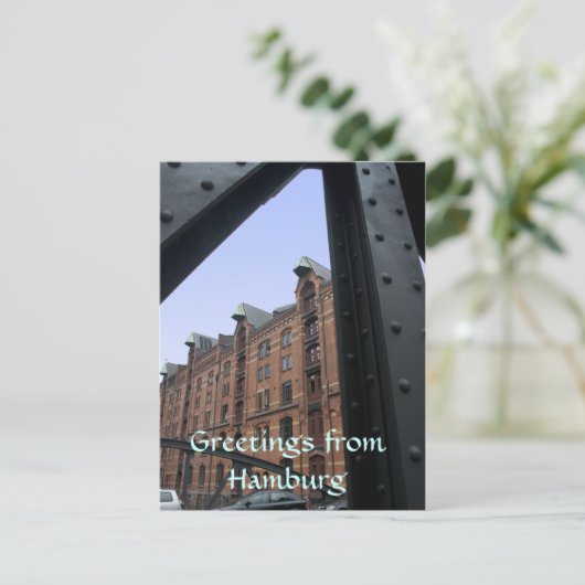 Hamburg Briefkaart (Staand voorkant)