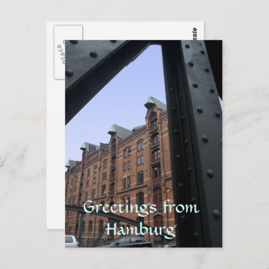 Hamburg Briefkaart (Voorkant / Achterkant)