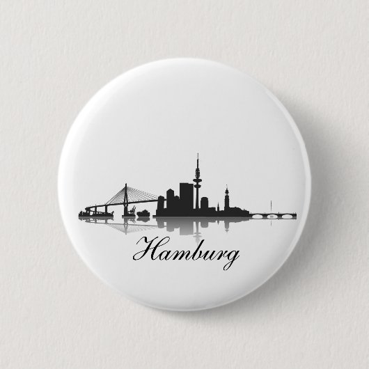 Hamburg Button / Anstecker / Pin (Voorkant)