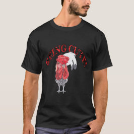 HAMBURG CHICKEN BEING CUTE T-SHIRT