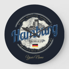 Hamburg  City Duitsland souvenir Grote Klok