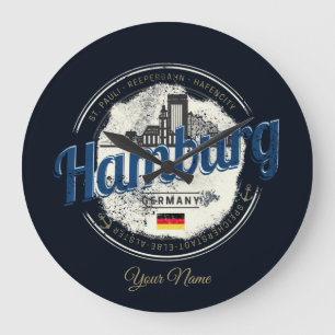 Hamburg  City Duitsland souvenir Grote Klok