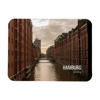 Hamburg City Germany Speicherstadt Magneet