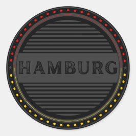 Hamburg City Pride Embleem – Duitse identiteit Ronde Sticker