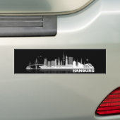 Hamburg City Skyline Autoaufkleber / Aufkleber Bumpersticker (Op auto)