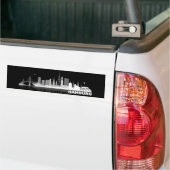 Hamburg City Skyline Autoaufkleber / Aufkleber Bumpersticker (Op Truck)